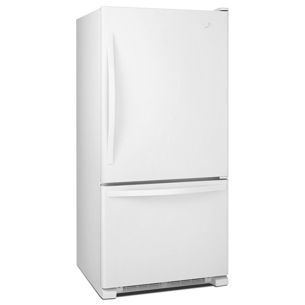 WHIRLPOOL WRB329DMBW Whirlpool 19 Cu. Ft. Bottom-freezer Refrigerator With Freezer Drawer