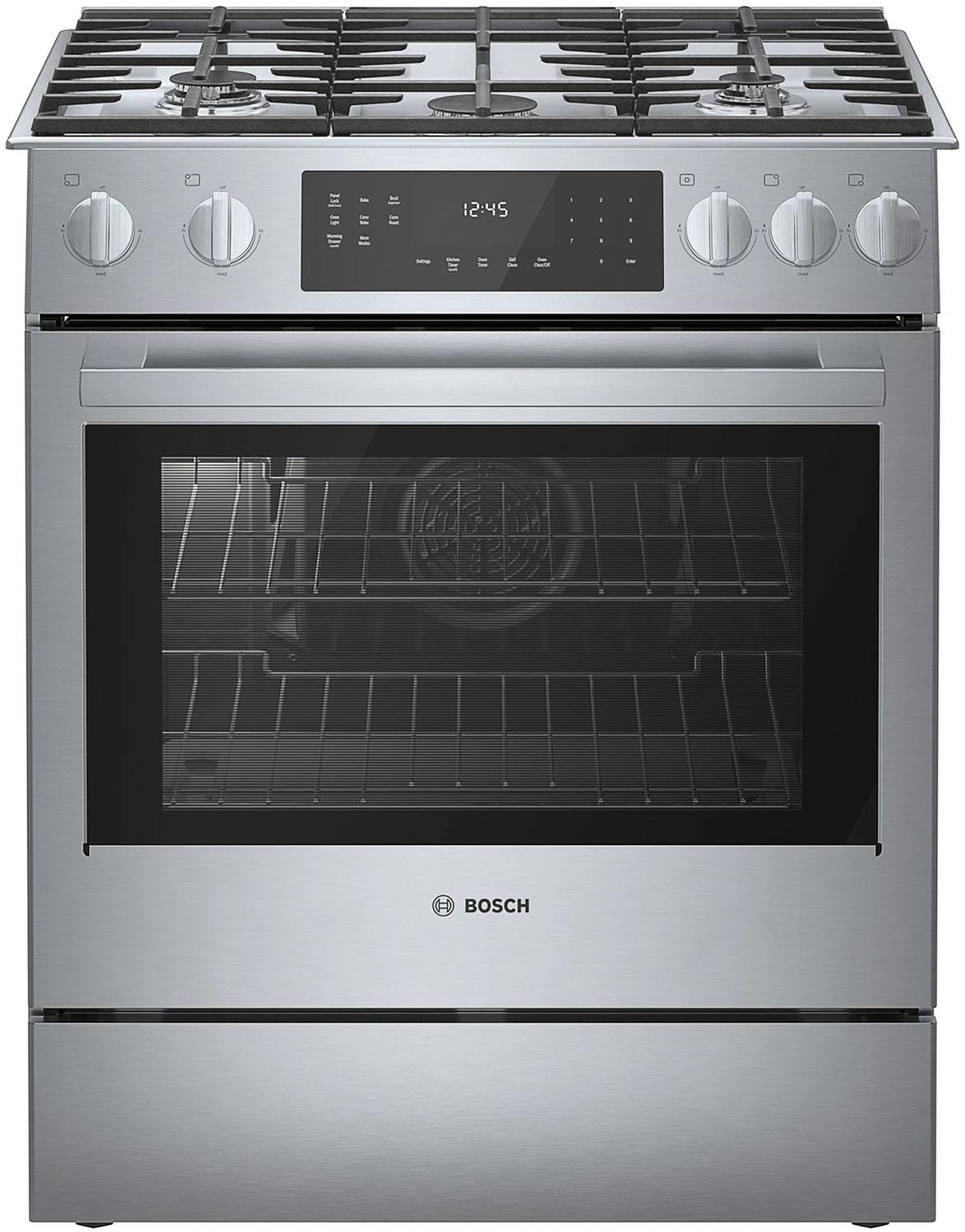 BOSCH HGI8056UC Bosch Gas Slide-in Range 30'' Stainless Steel
