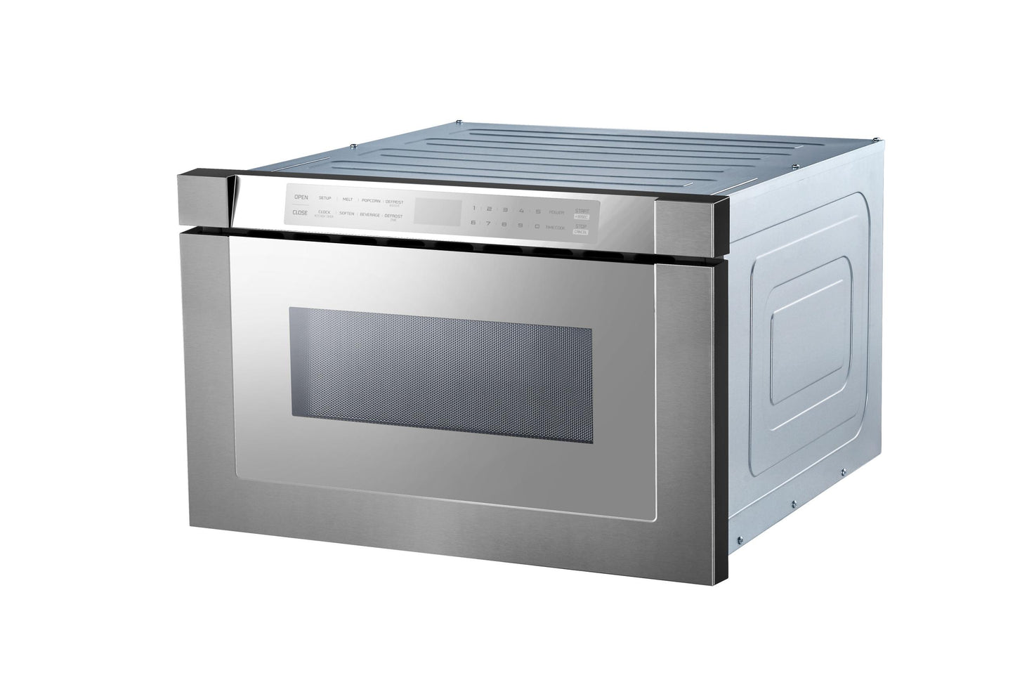 XO APPLIANCE XOMWD24SM XO Appliance 24"" Built-in Microwave Drawer - Silver Mirror Finish