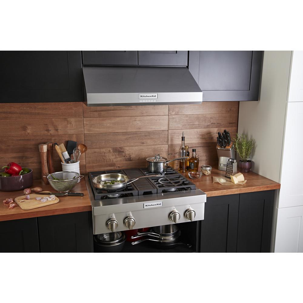 KITCHENAID KCGC500JSS Kitchenaid 30'' 4-burner Commercial-style Gas Rangetop STAINLESS...