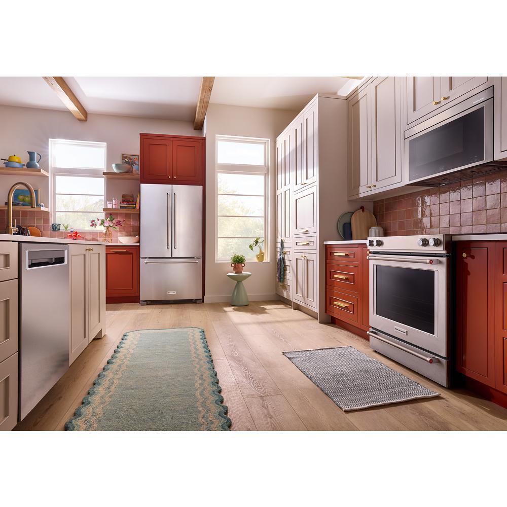 KITCHENAID KRFC136RPS 20 Cu. Ft. 36-inch Width Counter-depth French Door Refrigerator WIT...