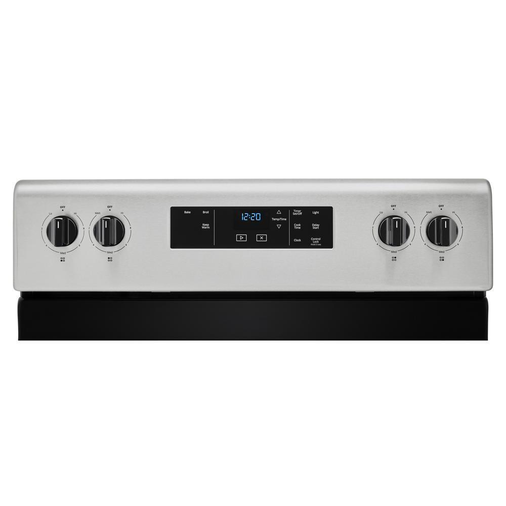 WHIRLPOOL WFC150M0JS 4.8 Cu. Ft. Whirlpool Electric Range With Keep Warm Setting
