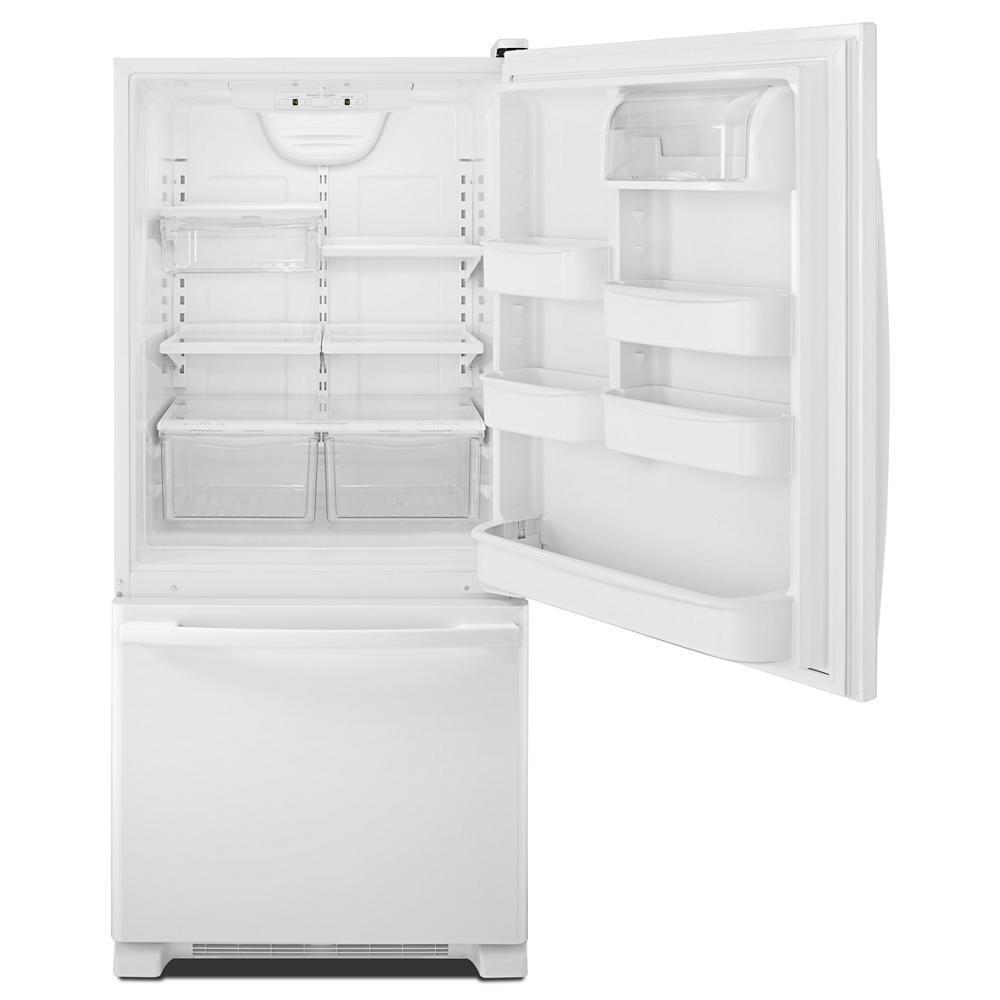 AMANA ABB1924BRW 18.5 Cu. Ft. Energy Star Qualified Bottom-freezer Refrigerator -...