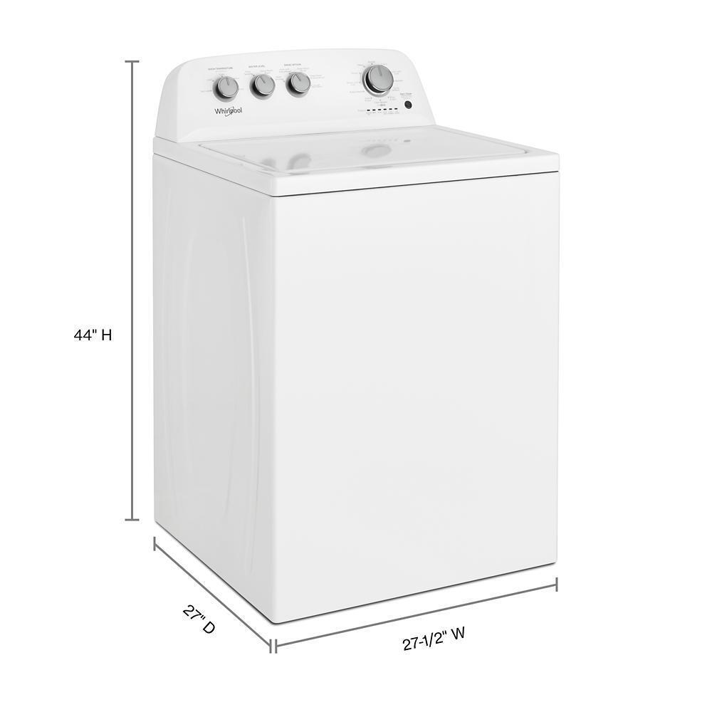 WHIRLPOOL WTW4855HW Whirlpool 3.8 Cu. Ft. Top Load Washer With Soaking Cycles, 12 CY...