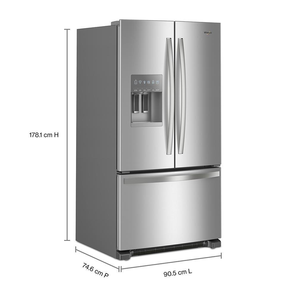 WHIRLPOOL WRFF3436RZ Whirlpool 36-inch Wide French Door Bottom Mount Refrigerator