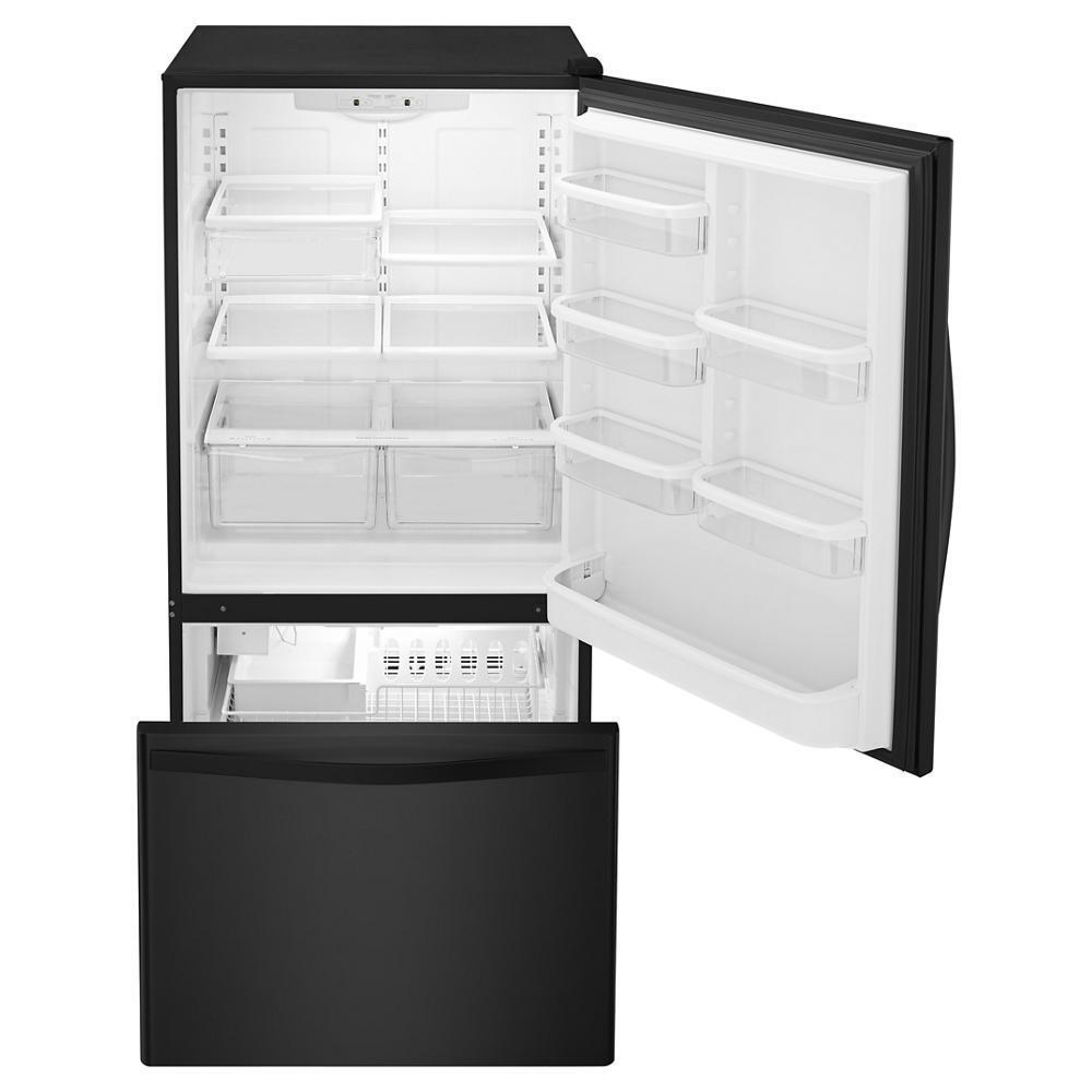 WHIRLPOOL WRB329DMBB Whirlpool 19 Cu. Ft. Bottom-freezer Refrigerator With Freezer Drawer