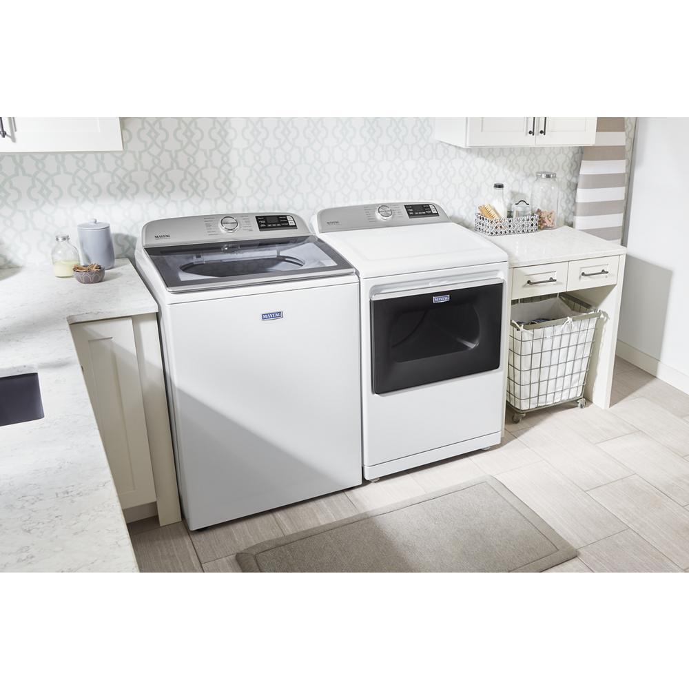 MAYTAG MED7230HW Smart Capable Top Load Electric Dryer With Extra Power Button - 7.4...
