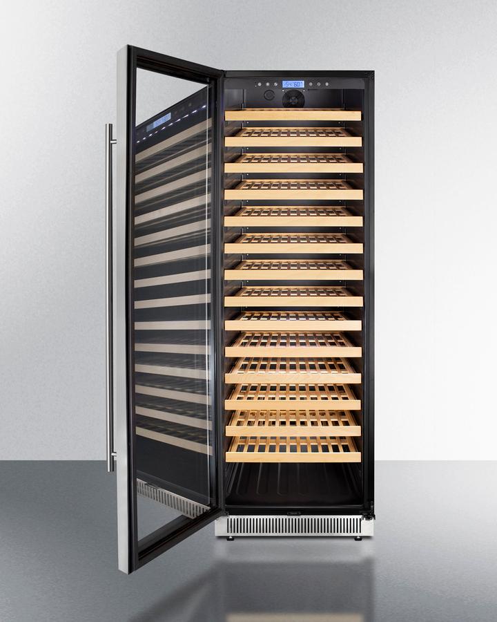 SUMMIT SWC1926BLHD Summit 24"" Wide Single Zone Wine Cellar