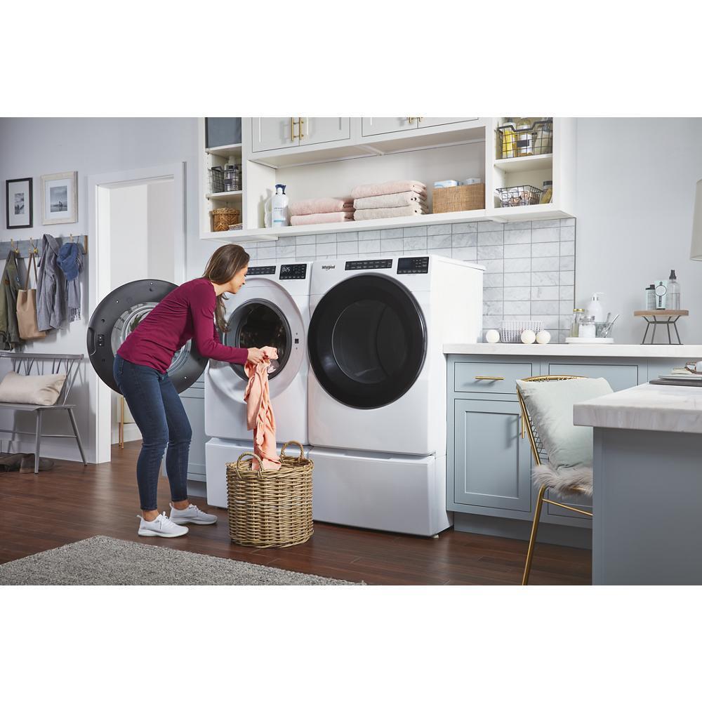WHIRLPOOL WED6605MW Whirlpool 7.4 Cu. Ft. Electric Wrinkle Shield Dryer With Steam