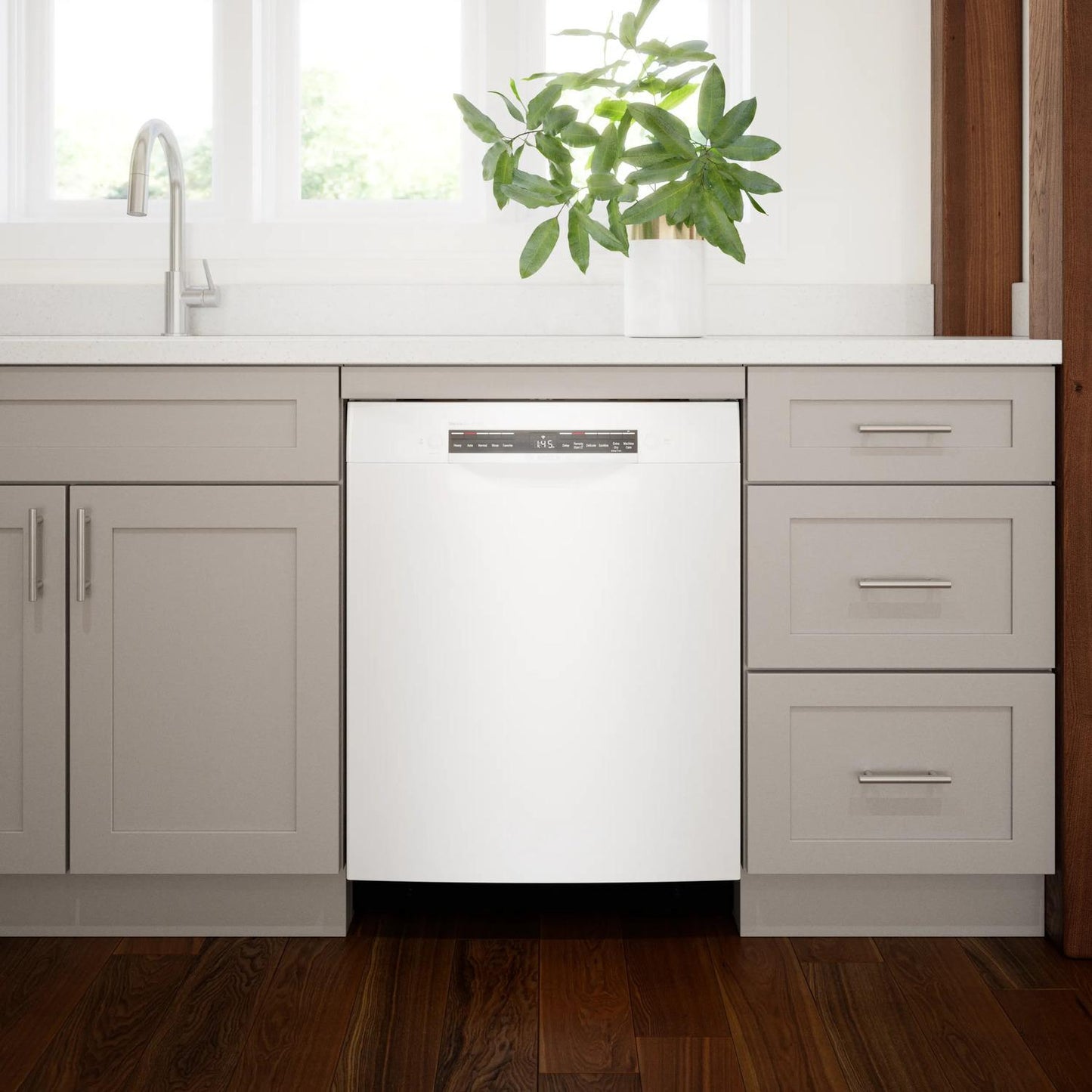 BOSCH SGE53C52UC Bosch 300 Series Dishwasher 24"" White