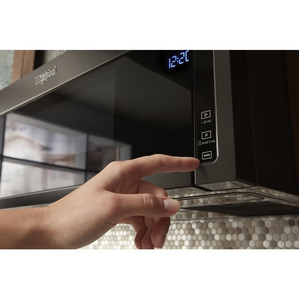 WHIRLPOOL WML75011HV Whirlpool 1.1 Cu. Ft. Low Profile Microwave Hood - Black Stainless