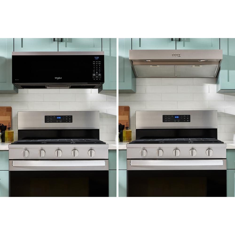 WHIRLPOOL WMML5530RZ Whirlpool 1.1 Cu. Ft. Low Profile Microwave Hood Combination