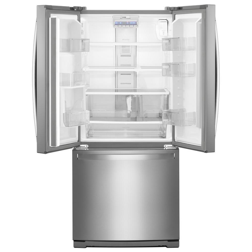 WHIRLPOOL WRF560SMHZ Whirlpool 30-inch Wide French Door Refrigerator - 20 Cu. Ft. - F...