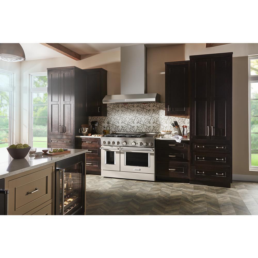 KITCHENAID KFGC558JMH Kitchenaid 48'' Smart Commercial-style Gas Range With Griddle - ...