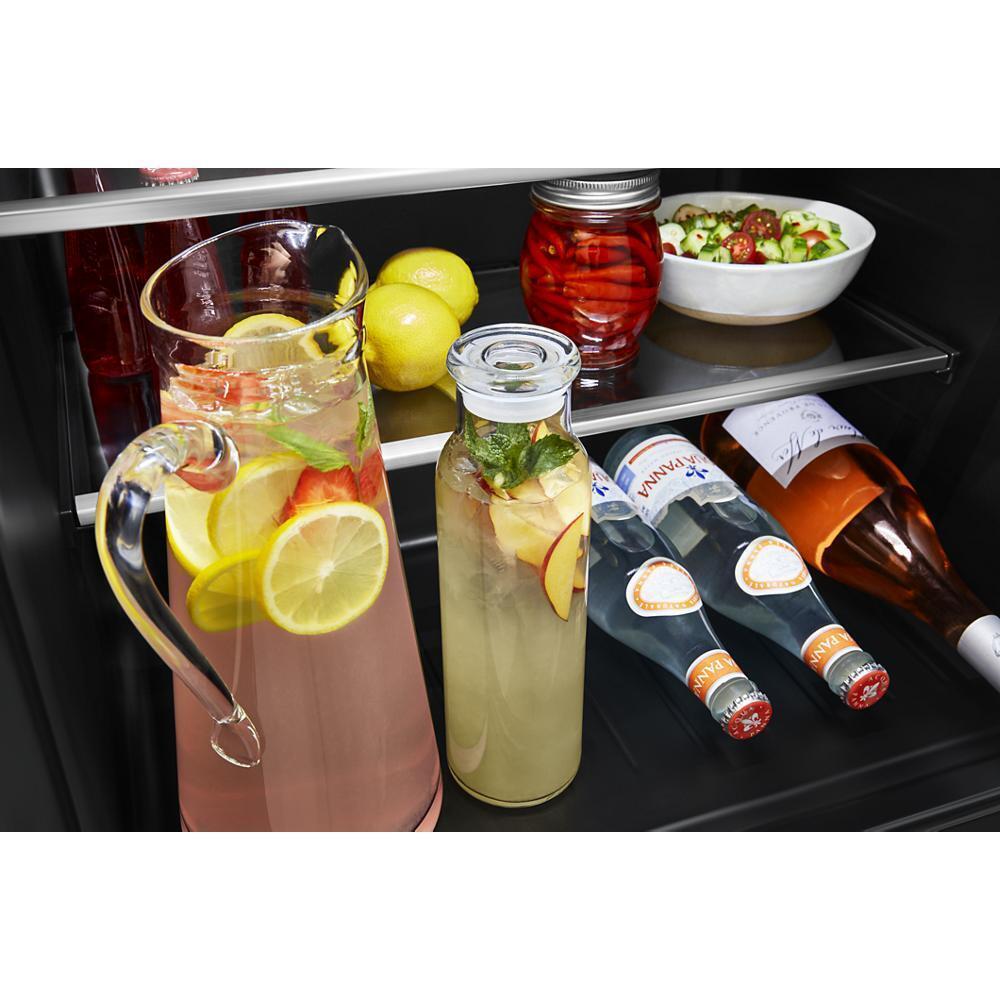 KITCHENAID KURL314KSS 24"" Undercounter Refrigerator With Glass Door and Shelves With META...