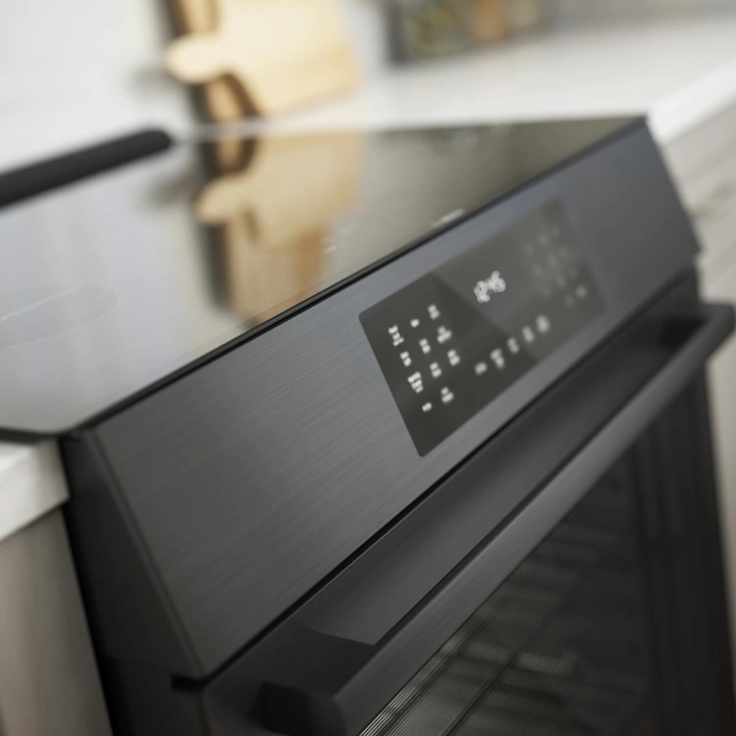 BOSCH HII8047U 800 Series Induction Slide-in Range 30'' Black Stainless Steel HII8...