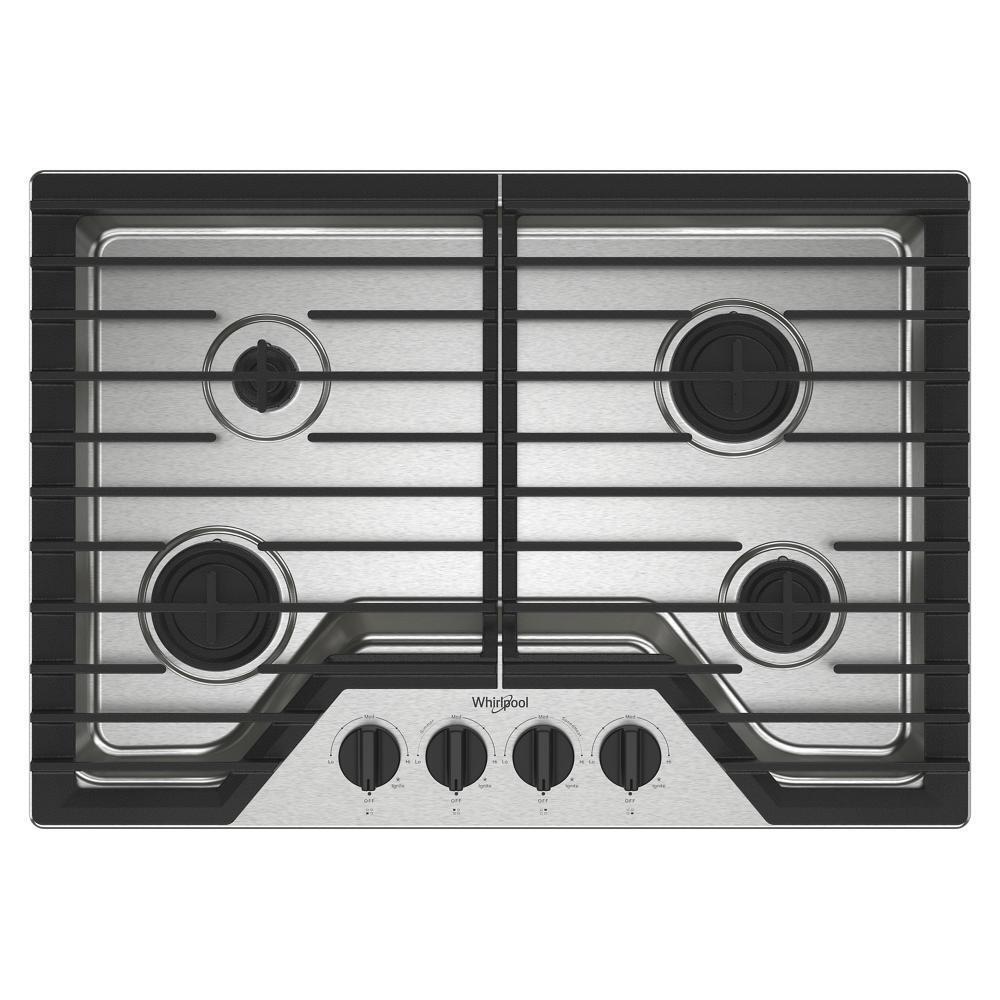 WHIRLPOOL WCGK3030PS Whirlpool 30-inch Gas Cooktop With Speedheat Burners