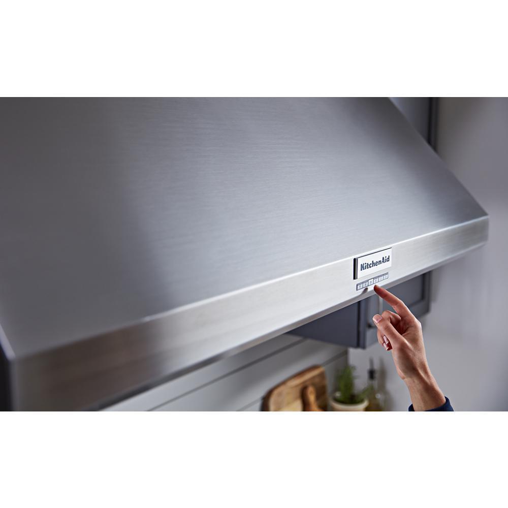 KITCHENAID KVWC908KSS 48'' 585 or 1170 Cfm Motor Class Commercial-style Wall-mount CANOPY...