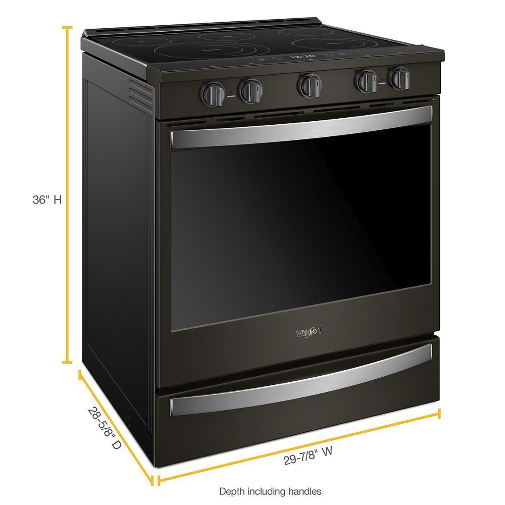 WHIRLPOOL WEE750H0HV Whirlpool 30-inch,6.4 Cu Ft, Electric Slide-in Range With 5 ELEMENT...