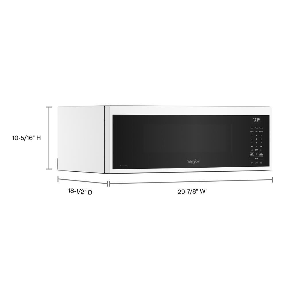 WHIRLPOOL WMML5530RW 1.1 Cu. Ft. Smart Low Profile Microwave Hood Combination With 450 C...