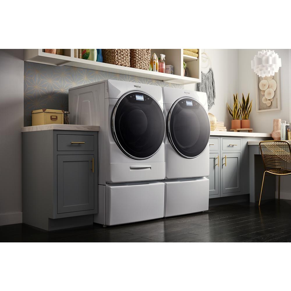 WHIRLPOOL WGD9620HW Whirlpool 7.4 CU.FT Smart Front Load Gas Dryer With Remote START...