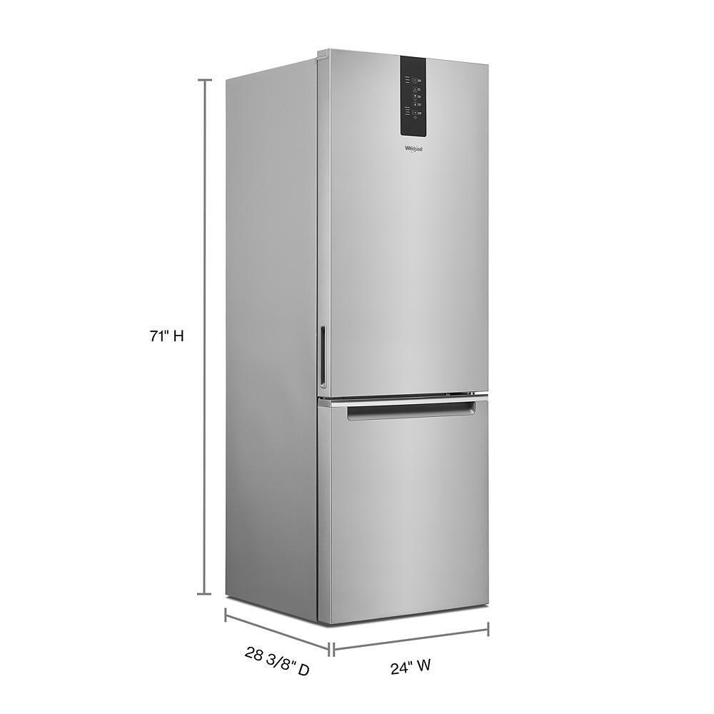 WHIRLPOOL WRB543CMJZ Whirlpool 24-inch Wide Bottom-freezer Refrigerator - 12.7 Cu. Ft.