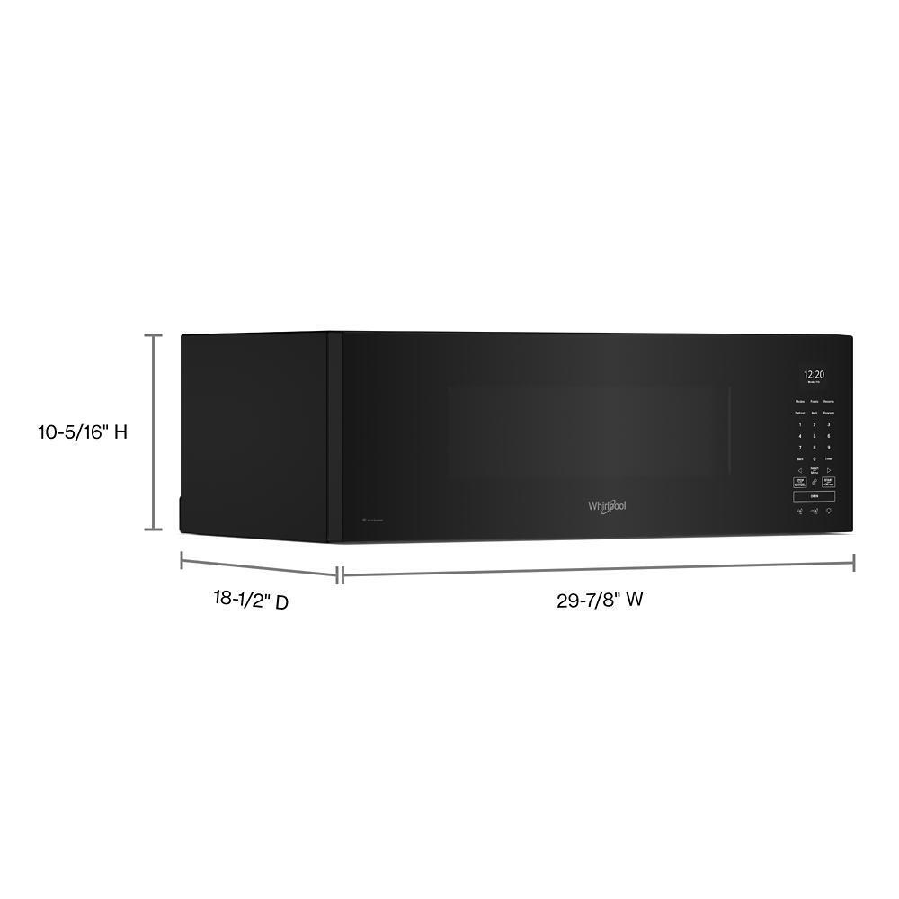 WHIRLPOOL WMML5530RB Whirlpool 1.1 Cu. Ft. Low Profile Microwave Hood Combination
