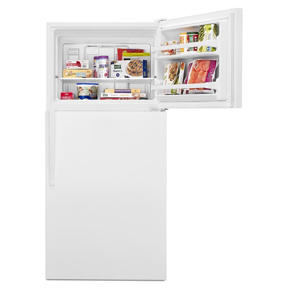 WHIRLPOOL WRT318FZDW White Whirlpool 30"" Wide Top-freezer Refrigerator With FLEXI-SLI...