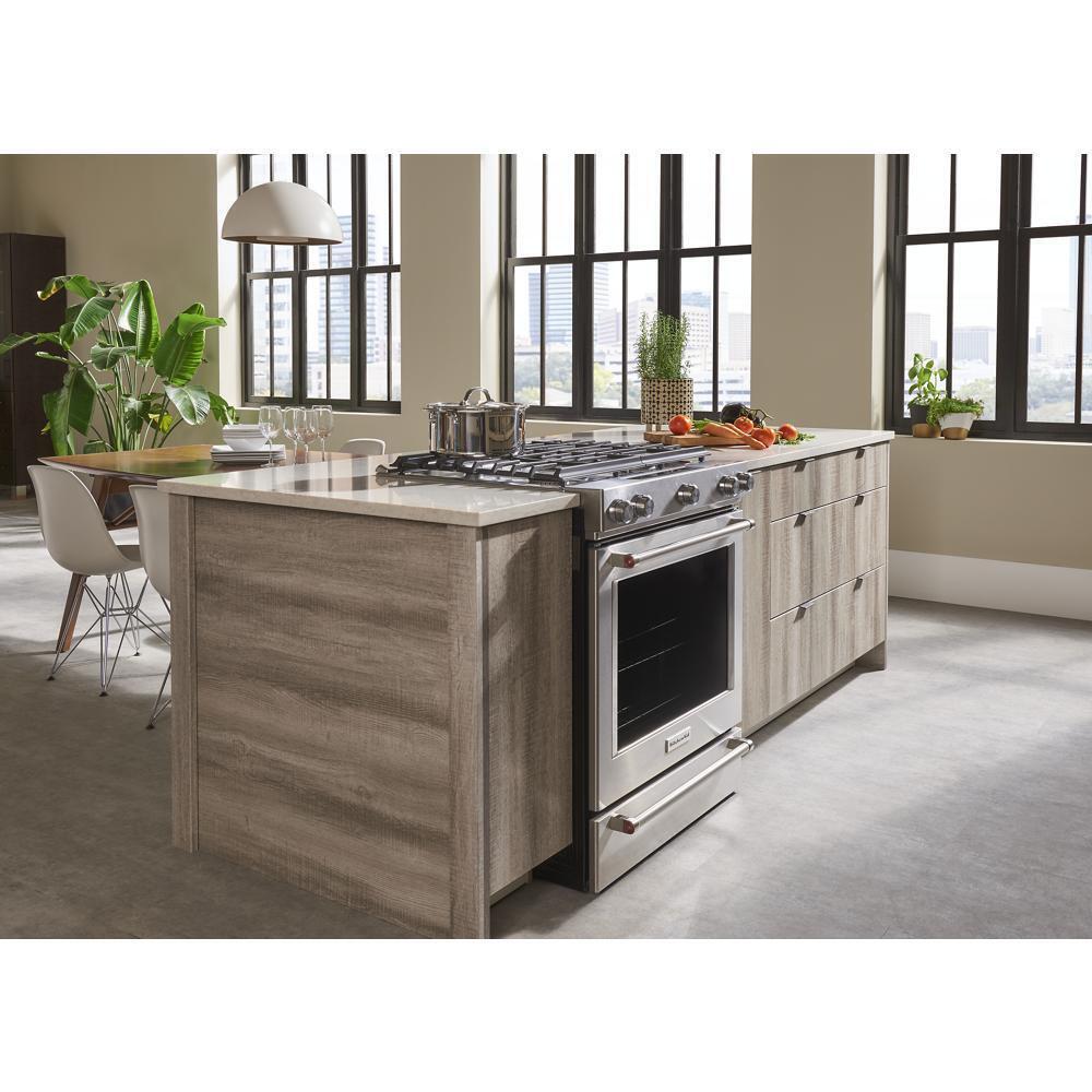 KITCHENAID KSDB900ESS Stainless Steel Kitchenaid 30-inch 5-burner Dual Fuel CONVECTION...