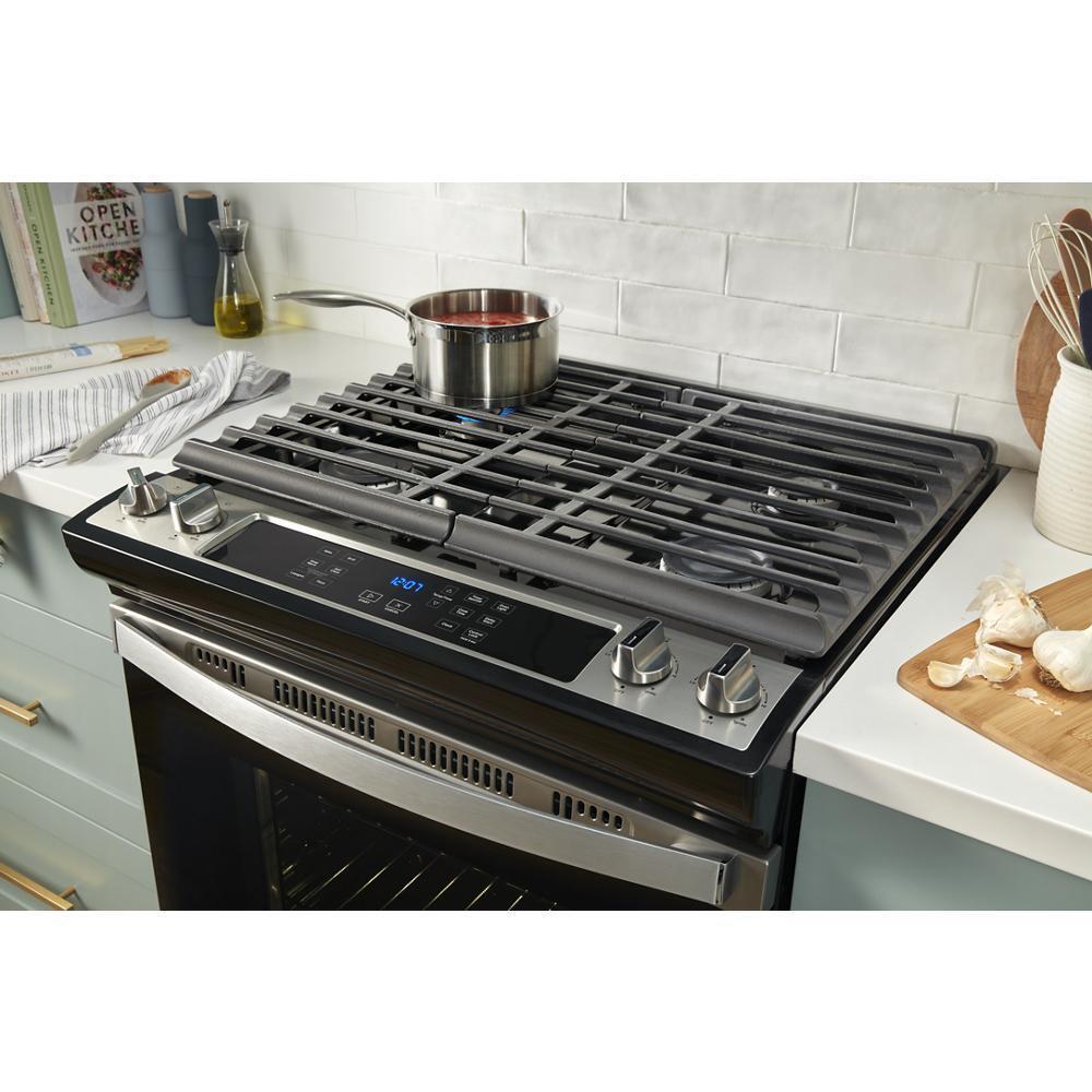 WHIRLPOOL WEG515S0LS 5.0 Cu. Ft. Whirlpool Gas Range With Frozen Bake Technology