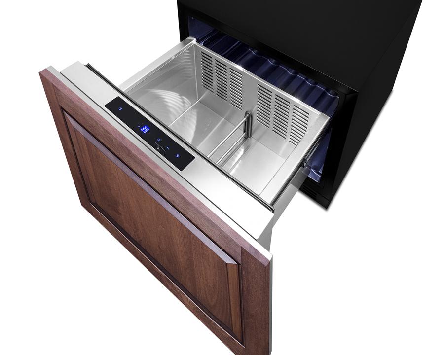 SUMMIT FF1DSS24 Summit 24"" Wide Built-in Drawer Refrigerator