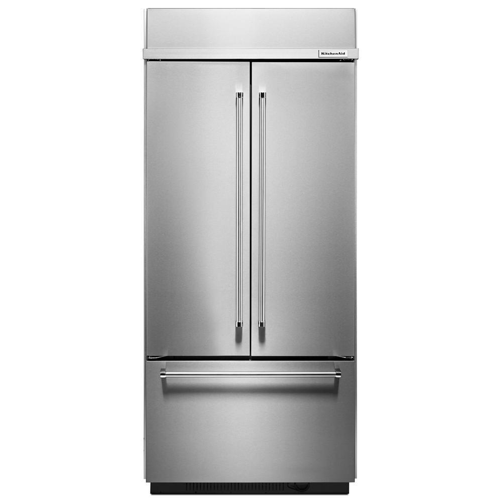 KITCHENAID KBFN506ESS Stainless Steel Kitchenaid 20.5 Cu. Ft. 36"" Width Built In PANEL...
