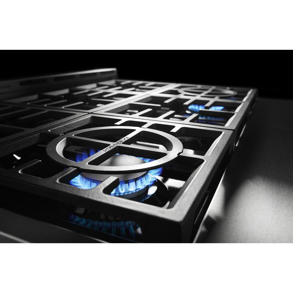 KITCHENAID KFGC506JBK Kitchenaid 36'' Smart Commercial-style Gas Range With 6 Burners ...