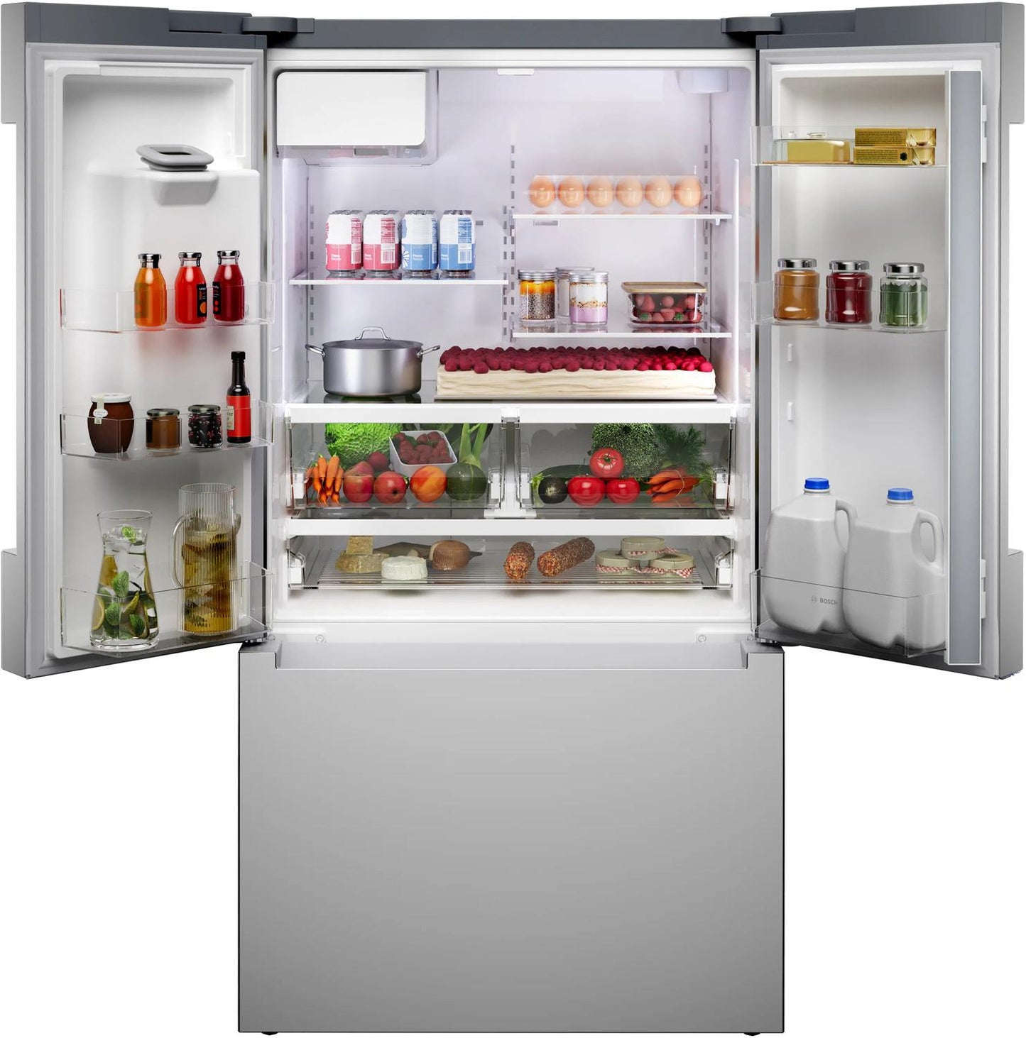 BOSCH B36FD10ENS 300 Series French Door Bottom Mount Refrigerator 36"" Stainless STEE...