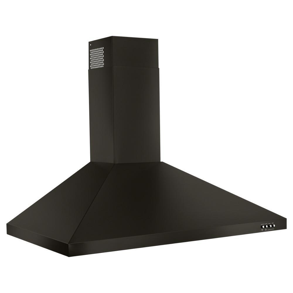 WHIRLPOOL WVW53UC0HV Whirlpool 30"" Contemporary Black Stainless Wall Mount Range Hood