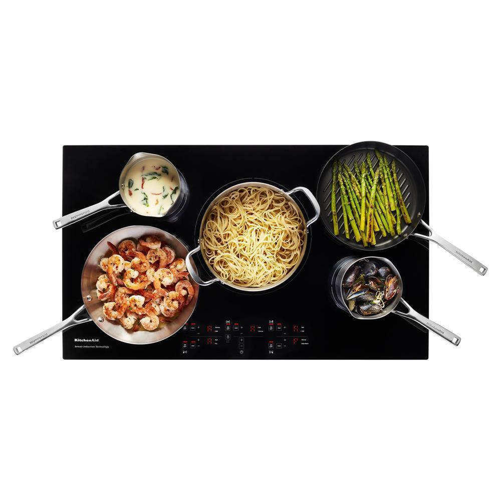 KITCHENAID KCIG556JBL KitchenAid 36-inch 5-element Sensor Induction Cooktop