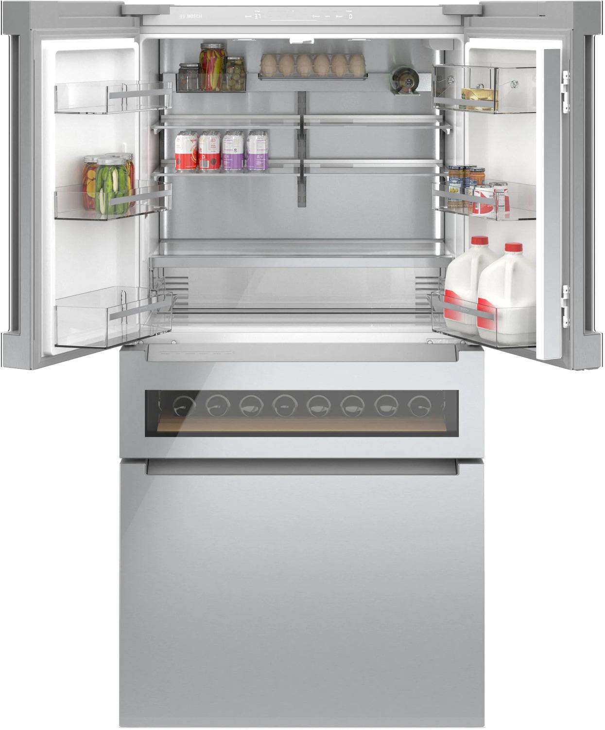BOSCH B36CL81ENG 800 Series French Door Bottom Mount Refrigerator 36'' Easy Clean ST...