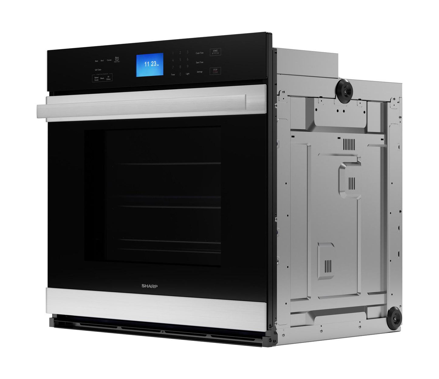 SHARP SWA3062GS Sharp Stainless Steel European Convection Built-in Single Wall Oven