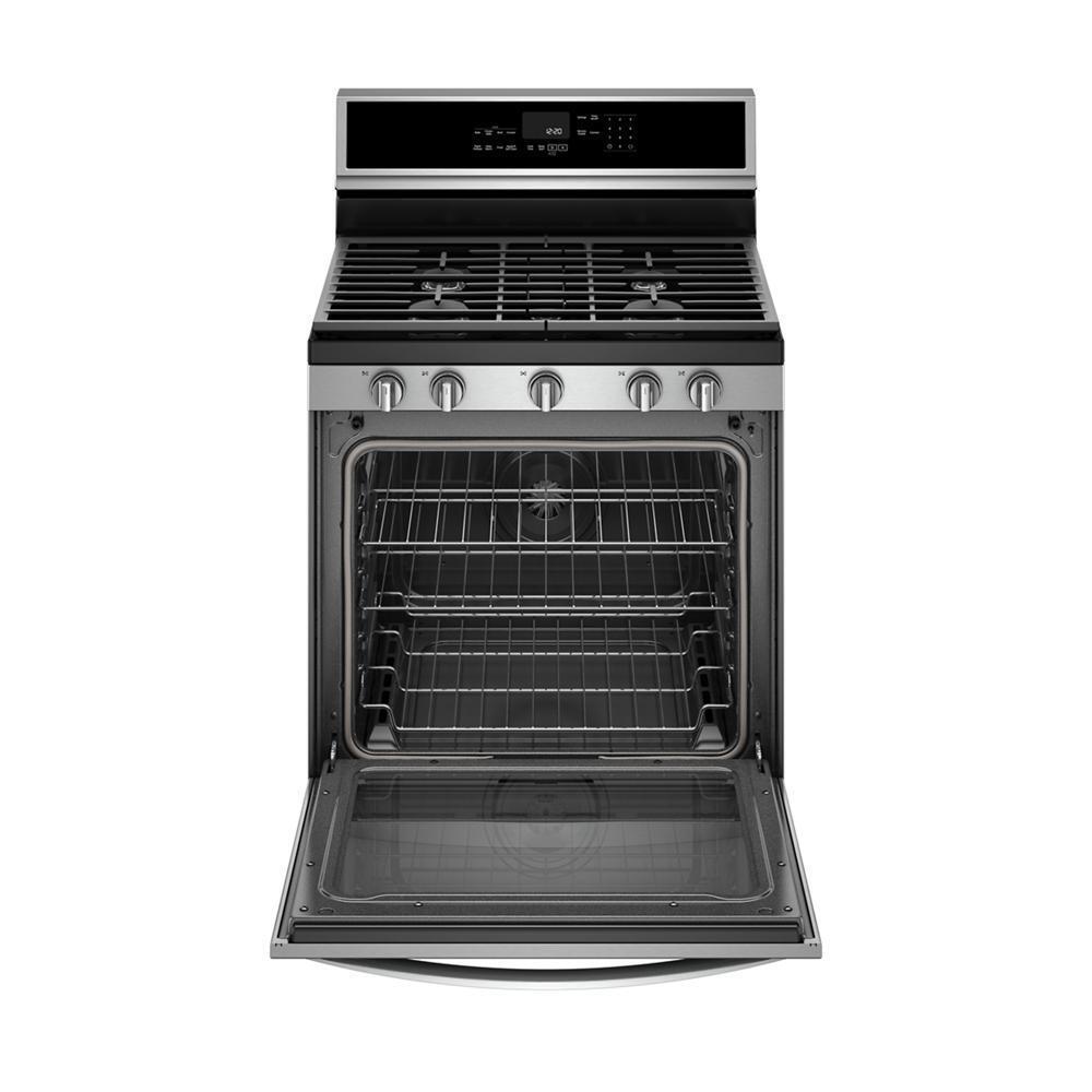 WHIRLPOOL WFG975H0HZ Whirlpool 30-inch,5.8 Cu Ft, Gas Freestanding Range With 5 Burners ...