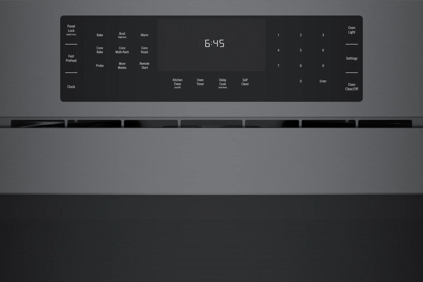 BOSCH HBL8444LUC 800 Series Single Wall Oven 30'' Left Sideopening Door, Black STAIN...