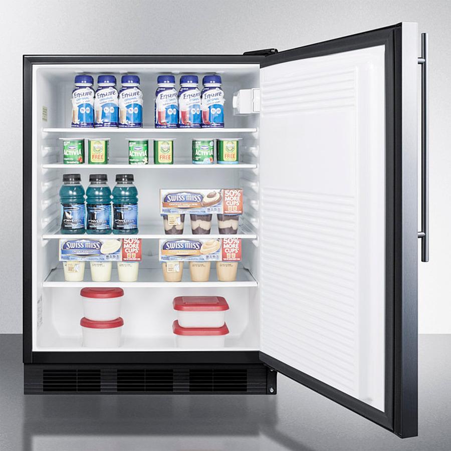 SUMMIT FF7BKSSHV Commercially Listed Freestanding All-refrigerator for General PURPO...