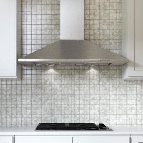 XO APPLIANCE XOB42SC 42"" 600/395 Cfm Italian Made Wall Mount Chimney Range Hood Stainless