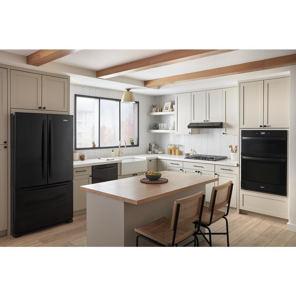 WHIRLPOOL WOEC5027LB 5.7 Total Cu. Ft. Combo Wall Oven With Air Fry When Connected*