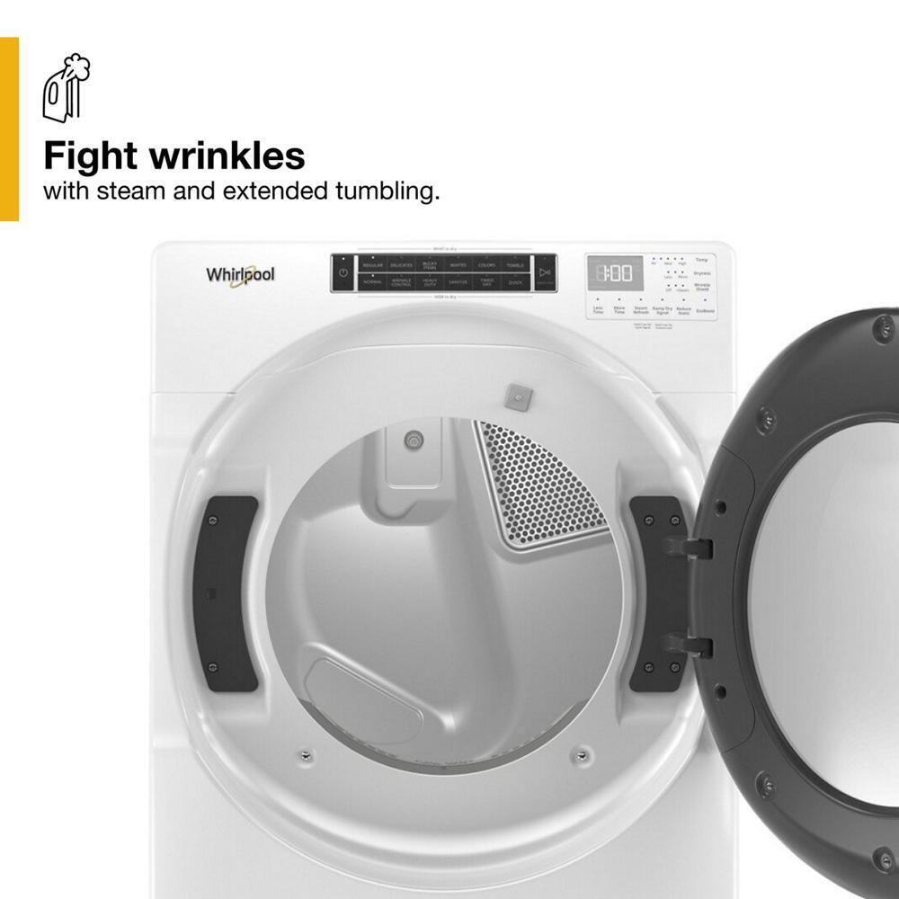 WHIRLPOOL WGD8620HW Whirlpool 7.4 CU.FT Front Load Gas Dryer With Intiutitive Touch ...