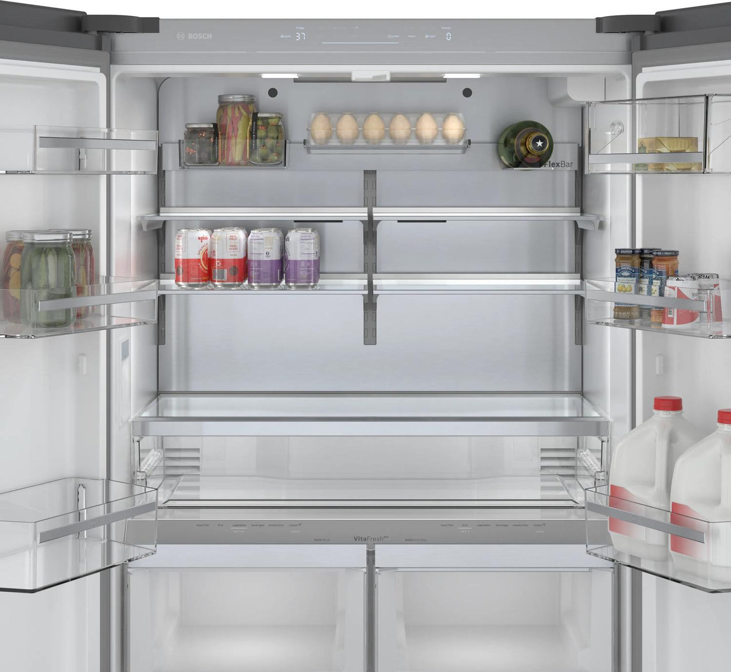 BOSCH B36CT80SNB Bosch French Door Bottom Mount Black Stainless Steel