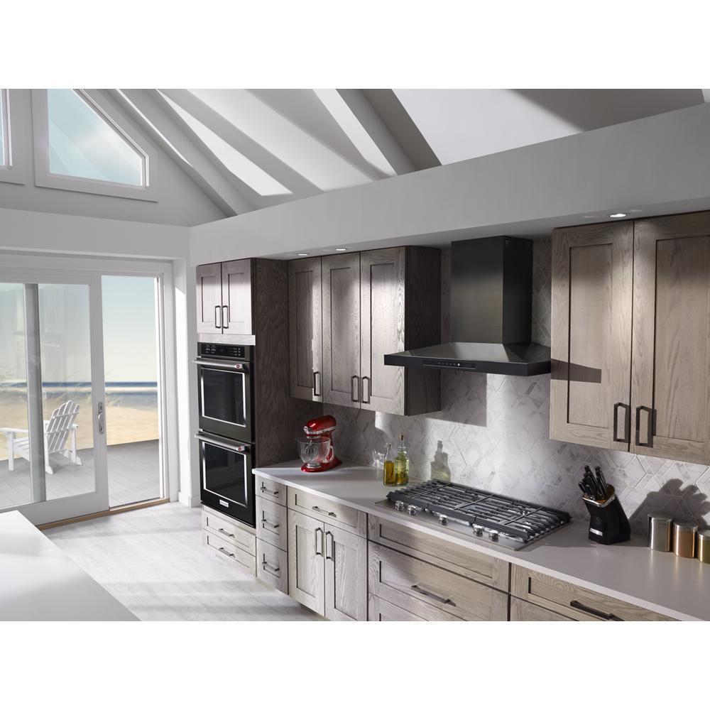 KITCHENAID KVWB606HBS Kitchenaid 36"" Wall-mount, 3-speed Canopy Hood - Black Stainless