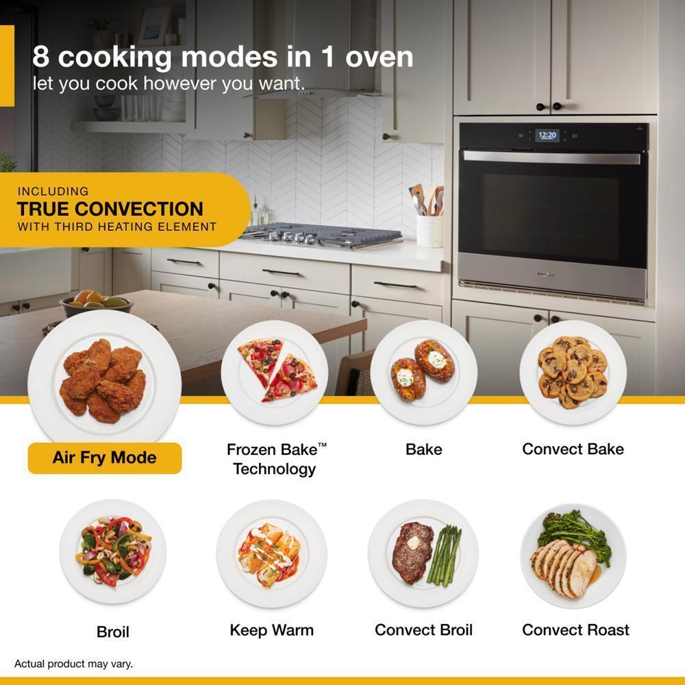 WHIRLPOOL WOES7027PZ Whirlpool 4.3 Cu. Ft. Single Smart Wall Oven With Air Fry