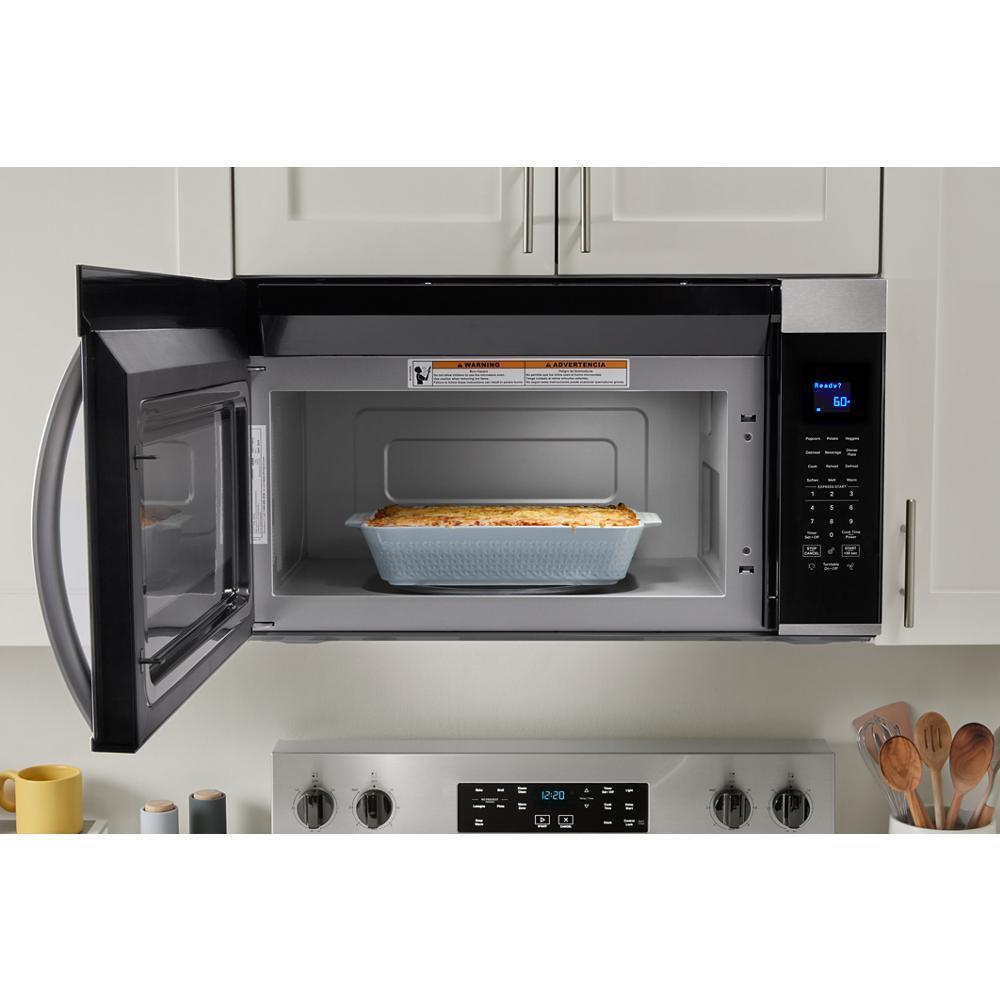 WHIRLPOOL WMMS3130RZ 30 W 1.7 Cu. Ft Over the Range Microwave With 1000-watts Cooking Power