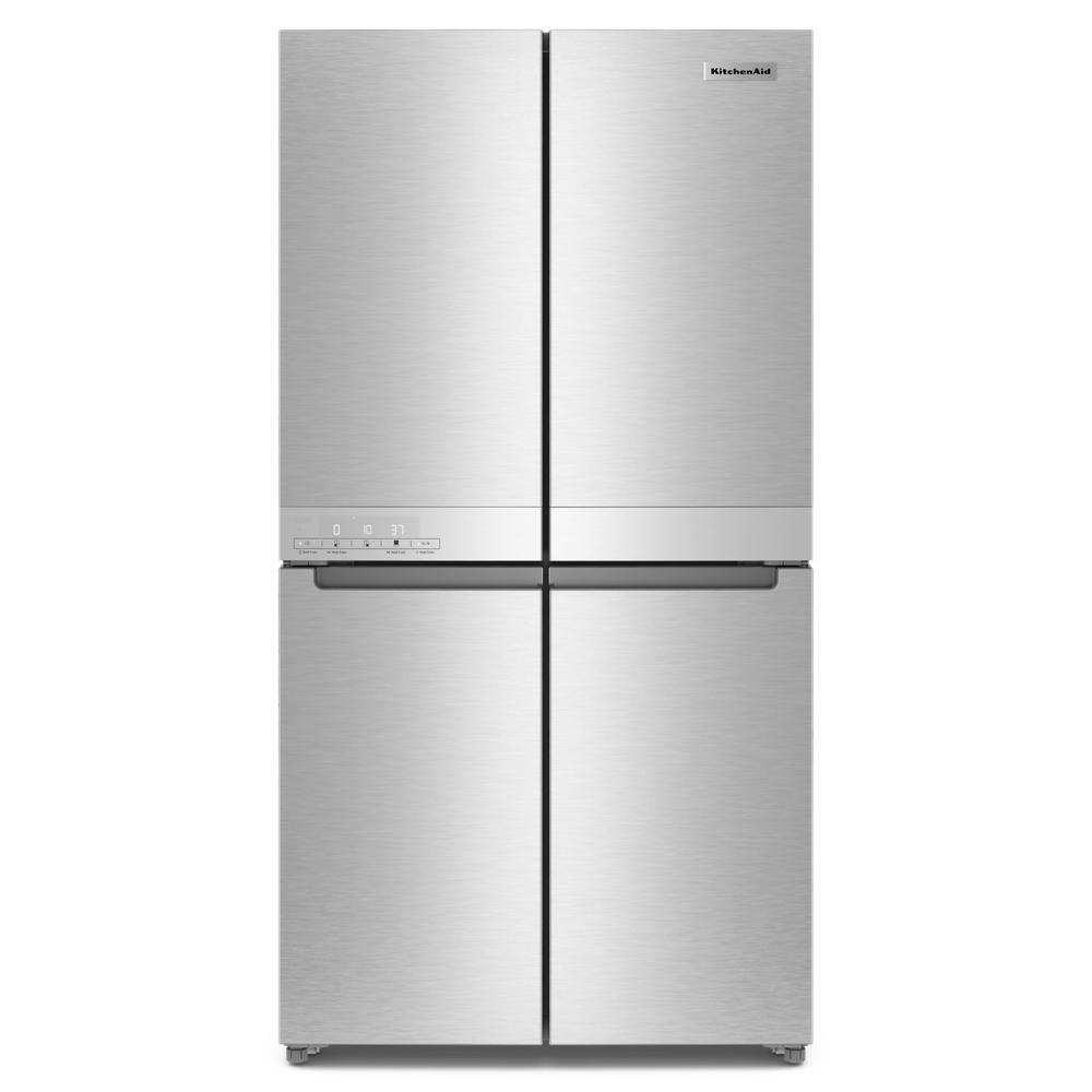 KITCHENAID KRQC506MPS 19.4 Cu. Ft. 36-inch Wide Counter-depth 4-door Refrigerator With PR...