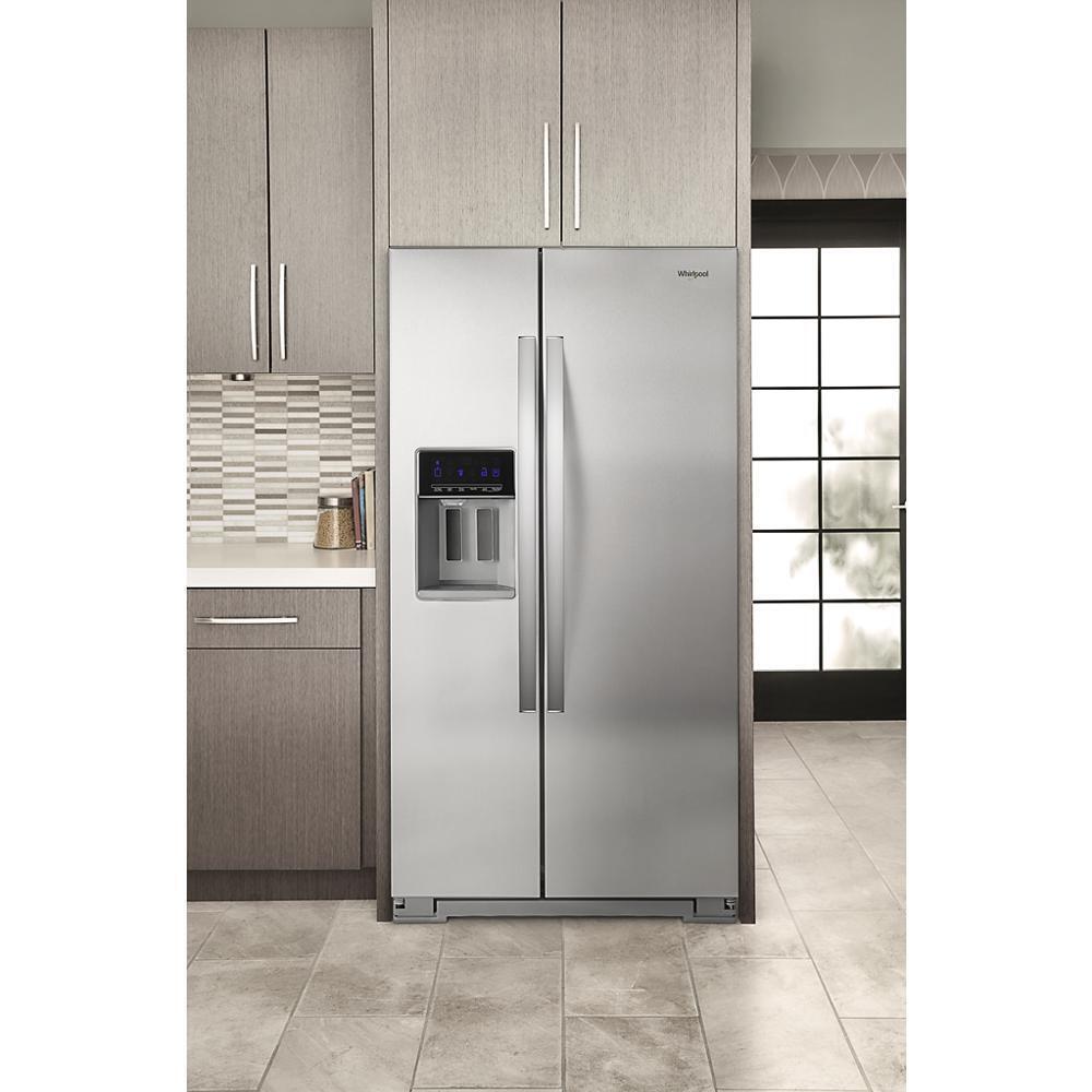 WHIRLPOOL WRS571CIHZ Whirlpool 36-inch Wide Counter Depth Side-by-side Refrigerator -...